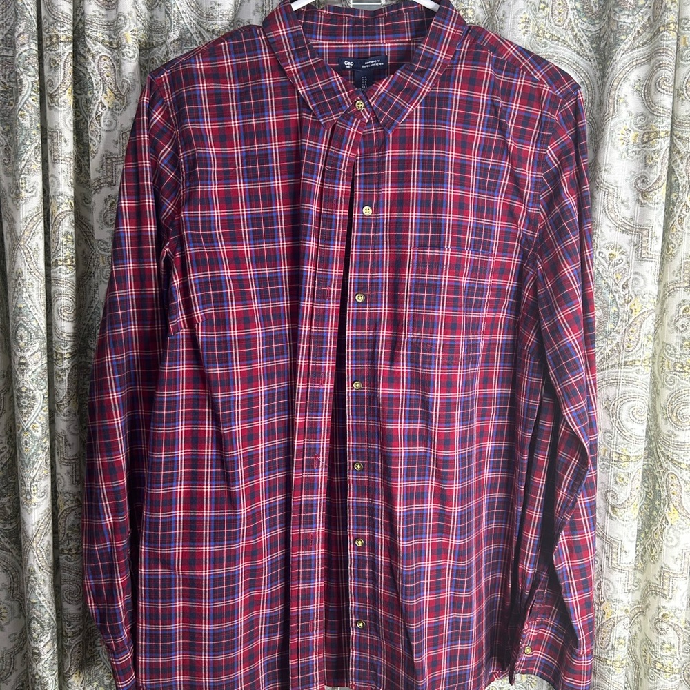 Gap - Boyfriend cut flannel shirt